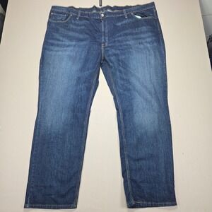 Levi's 541 Athletic Fit Jeans Dark Wash Denim Comfort Stretch‎ W54 L32